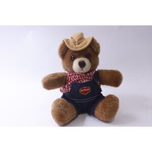 FLAW Del Monte Country Yumkin Brawny Bear, Plush, Soft Toy, Stuffed Animal